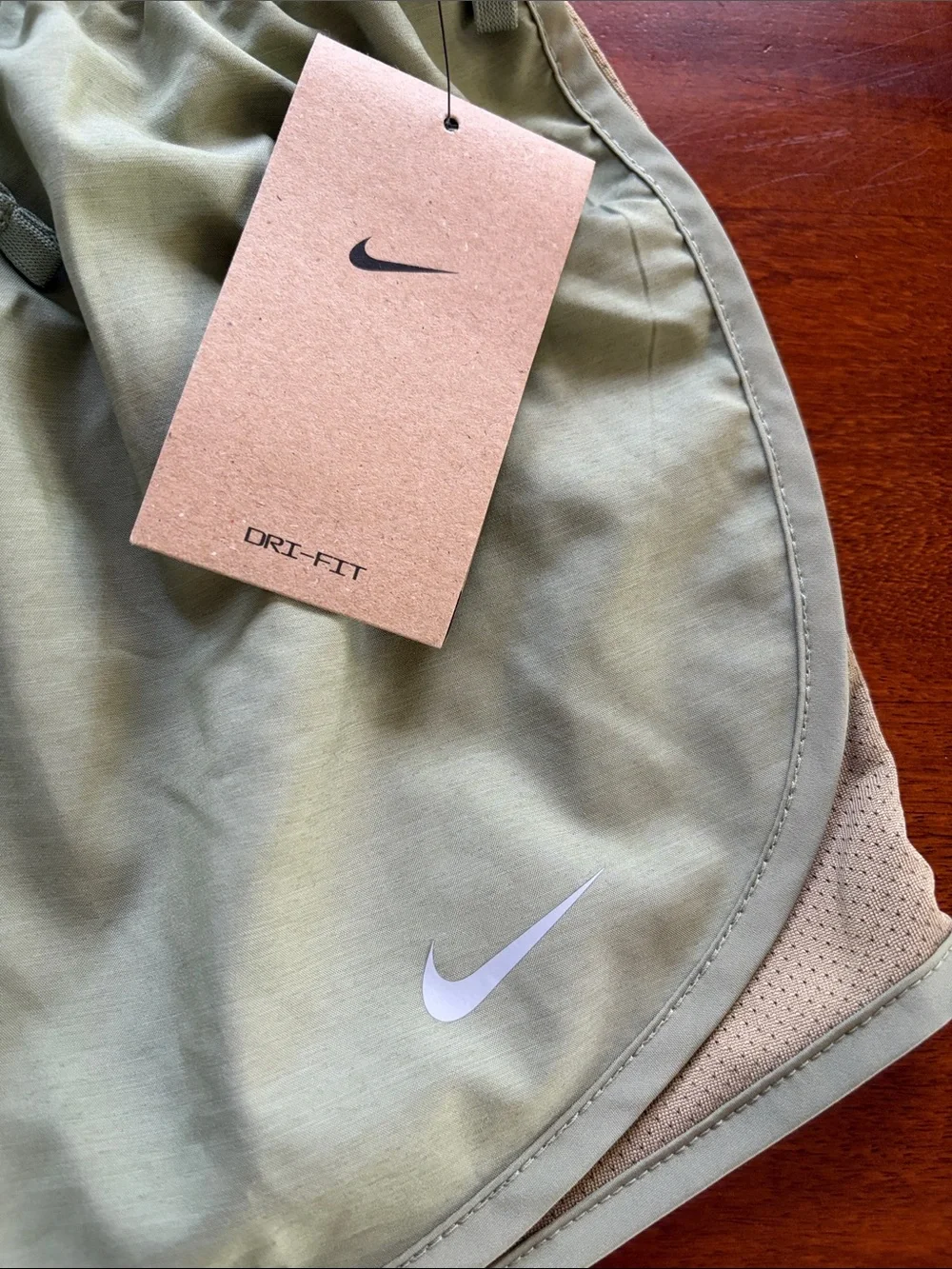 NWT Nike Women's Olive Running Shorts